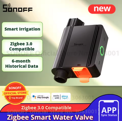 صمام المياه الذكي SONOFF Zigbee – للتحكم الذكي في الري